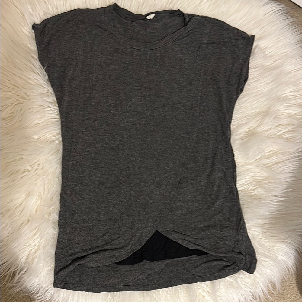 Pinkblush Nursing Charcoal Short Sleeve Tee